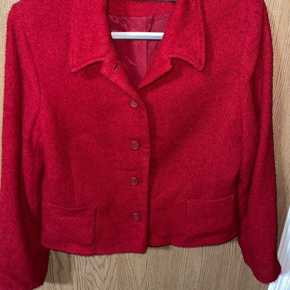 RED Kate Hill women’s 2 piece wool suit - Size 14 - Picture 2 of 7